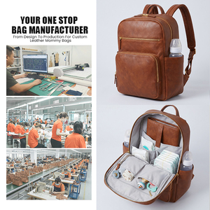 <span class=keywords><strong>Sac</strong></span> <span class=keywords><strong>à</strong></span> dos <span class=keywords><strong>à</strong></span> <span class=keywords><strong>langer</strong></span> en cuir véritable pour maman, grande capacité, poche pour biberon, idéal pour les voyages, l'allaitement et l'usage urbain, personnalisable - Product Image 1
