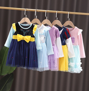 Vestido de Fiesta para Niña RTS, Diseños de Vestidos Infantiles, Vestidos de Manga Larga para Niñas, Listos para Enviar - Product Image 6