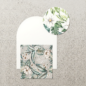 กระเบื้องบุผนังลายดอกไม้เขตร้อนสไตล์ยุโรป ขนาด 600x1200 มม. ผิวซาติน สำหรับตกแต่งภายในบ้านพักอาศัยและโรงเรียน - Product Image 3