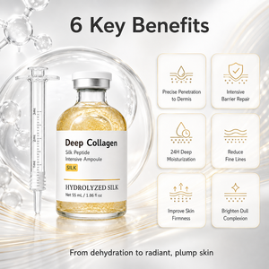 Nouveau produit HODAF : Kit de sérum au collagène profond avec <span class=keywords><strong>acide</strong></span> <span class=keywords><strong>hyaluronique</strong></span>, vitamines C/E et astaxanthine – Revitalisant cutané professionnel en <span class=keywords><strong>seringue</strong></span> pour le visage - Product Image 5