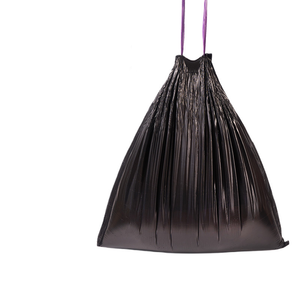 Bolsas de Basura con Cordón de Baja Cantidad Mínima de Pedido, 20-25 Galones - Resistencia de 15 Libras, Impresión de Logotipo Personalizado - Product Image 1