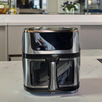 Friteuse à air numérique moderne OEM avec écran tactile LED, température réglable, électrique, pour usage domestique, four à air chaud personnalisé
