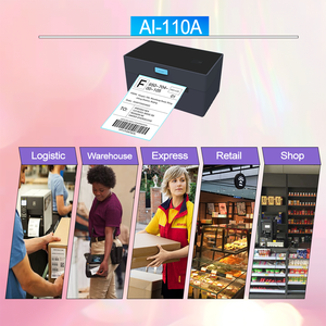 Aixw AMZ vận chuyển nhãn 4inch di động máy in nhiệt Wifi kết nối với máy tính bảng PC Mac nhiệt máy in nhãn dán - Product Image 2