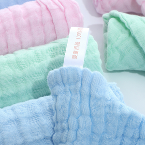 Lavable confortable nouveau-né garçon fille doux bébé serviettes coton bio petit carré bébé porte tablier Burb salive serviette pour enfants - Product Image 4