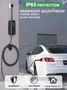 Goodlink 7 кВт GBT электрическое транспортное средство Быстрая зарядка портативное зарядное устройство с регулируемым током 6-32A для Tesla Other App 2 EV - Product Image 4