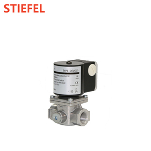 Vanne solénoïde de coupure rapide pour gaz DN100, raccord à bride, en aluminium, IP54, 200 mbar, personnalisable, DEVF100, pour chaudière industrielle - Product Image 3