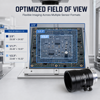 Lente Industrial de 12MP con Enfoque Manual de Iris para Cámara de Inspección por Visión Artificial