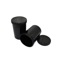 1L 32ozPP schwarzes Plastik glas mit weitem Mund und Spiral kappe, PP-Glas in Lebensmittel qualität