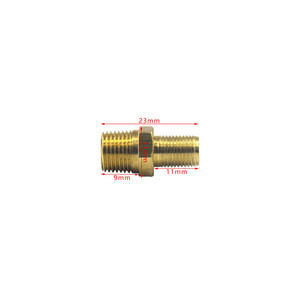 Noyau de valve de pneu automobile, tige de valve filetée sans chambre à air pour moto, tige de valve en cuivre 1/4 NPT pour surveillance de la pression des pneus - Product Image 4