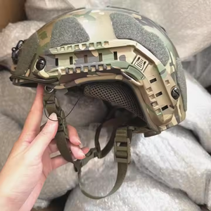 Casco Tattico MICH IIIA Mimetico, Casco Balistico Rapido con Sistema Wendy in <span class=keywords><strong>PE</strong></span> Aramidico per Addestramento - Product Image 3