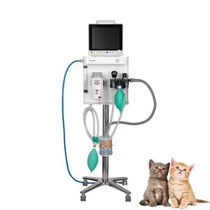 Yüksek kalite yeni küçük ucuz fiyat veteriner anestezi hayvan veteriner anestezi makinesi