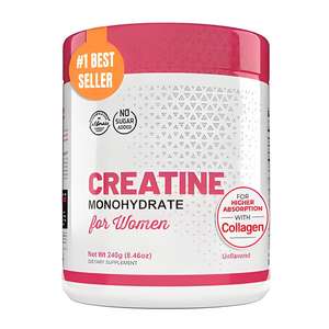 Créatine monohydrate en poudre pour femmes, mélange de collagène et de <span class=keywords><strong>BCAA</strong></span> 5000 mg pour le tonus et la récupération musculaire - Product Image 1