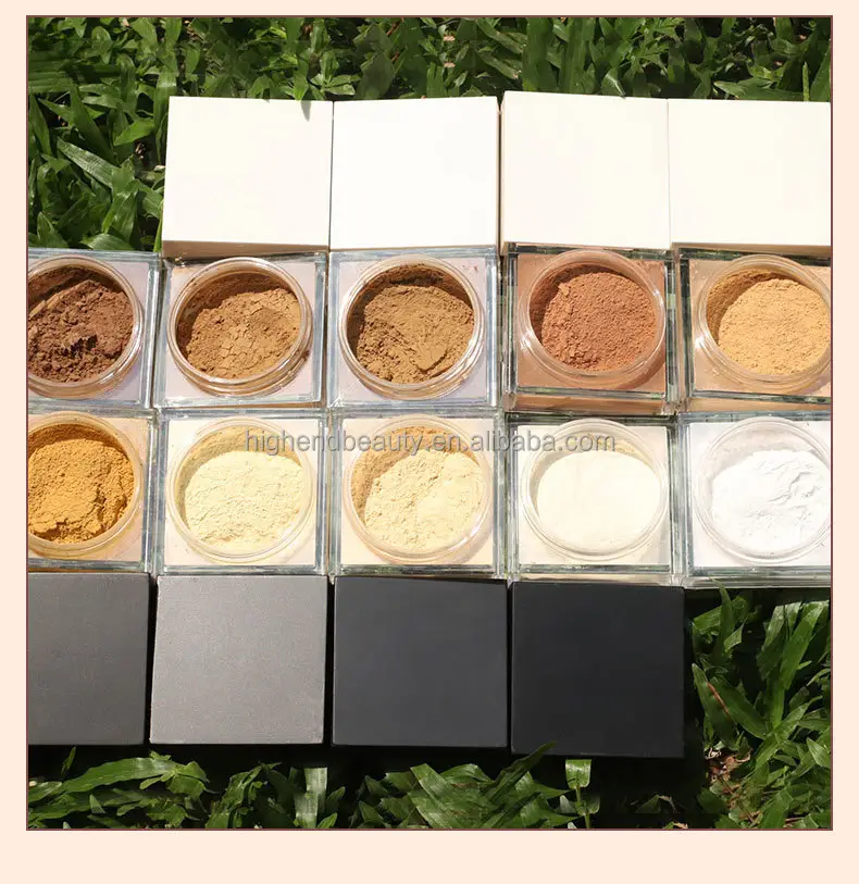 Machen Sie Ihre eigene Marke Hochwertige Kosmetik Private Label Gesichts Make-up 30g durchscheinende Einstellung Loose Powder