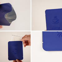 10*12.5cm thermoscellent les sachets d'égouttement vides de café empaquetant des sachets en plastique avec l'impression