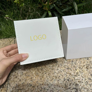 Custom Logo White Leather <b>Watch</b> Box Flip Square Box Protective Gift <b>Case</b> for Men and Wom Packaging for <b>Watch</b> Store and Shop - Product Image 5