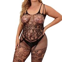 Pakaian Dalam Seksi Danai Ukuran Besar, Stoking Berlubang, Baju Terusan, Godaan Nafsu Murni, Piyama Seksi Musim Panas, Polos 21160Q