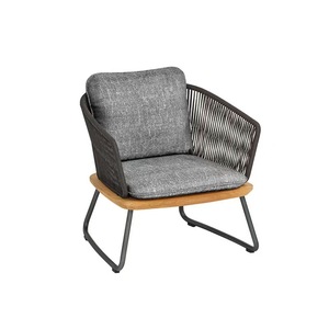 Outdoor Coffee <b>Table</b> <b>Wood</b> Slatted <b>Table</b> Metal Frame Patio <b>Garden</b> Lounge Furniture - Product Image 5