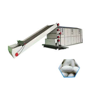 Silk Cocoon Spray Conveyor Dryer Machine With Widely Usage