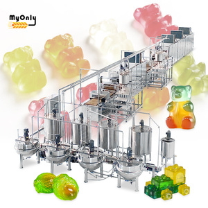 Chaîne de production entièrement automatique de bonbons gélifiés MY Soft Candy Form Strawberry Jelly Depositor pour les entreprises - Product Image 1