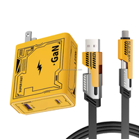 Chargeur rapide 120W, câble USB Type C PD, charge rapide, adaptateur Quick Charge 3.0 pour iPhone, Xiaomi, Samsung, Oneplus, téléphones portables