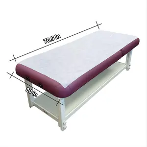 Hojas de papel de masaje médico para Hospital, rollo de sábana de cama desechable no tejida para mesa de examen, gran oferta