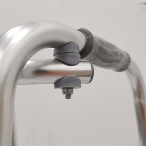 Déambulateur à roulettes Wishmed en alliage d'aluminium, pliable et portable, dispositif d'aide à la marche pour personnes âgées et handicapées, aide à la rééducation - Product Image 4