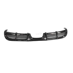 Découpes d'échappement de lèvre de pare-chocs arrière en fibre de carbone <span class=keywords><strong>GT</strong></span> 4Style <span class=keywords><strong>718</strong></span> pour Porsche Upgrade Diffuseur arrière pour Porsche <span class=keywords><strong>718</strong></span> Cayman Boxster Nouveau - Product Image 2