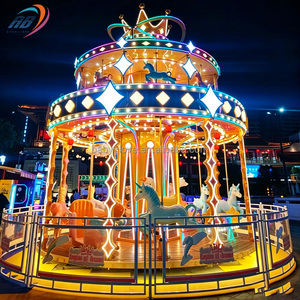 Atracción de Feria: Carrusel de Caballos Personalizado para Exteriores, Equipo de <span class=keywords><strong>Parque</strong></span> de Atracciones para Niños, Carrusel en Venta - Product Image 5