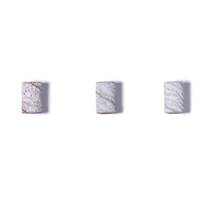 Kit de manucure et pédicure personnalisé de 100 pièces, enroulements de ponçage en papier de verre zébré coloré violet, gris, marron pour embouts de ponceuse à ongles - Product Image 5