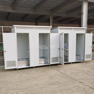 Cabine WC préfabriquée publique pour camping-car, caravane, salle de bain mobile, toilettes portables pour extérieur et voyage - Product Image 2