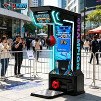 Machine de boxe à monnayeur, machine de boxe LCD, jeu de boxe interactif avec enregistrement vidéo pour salle d'arcade