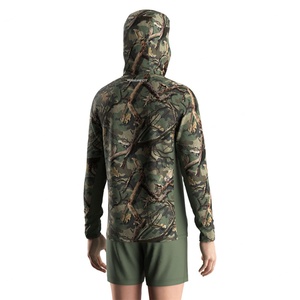 เสื้อตกปลาคุณภาพสูงแบบซับลิเมชั่น แห้งเร็ว UPF 50 แขนยาว สำหรับผู้หญิงและผู้ชาย พร้อมฮู้ด - Product Image 6