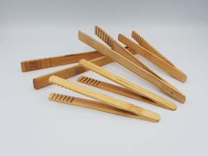 Meilleures ventes de pinces de service en bambou écologique de haute qualité/ustensiles-pain salade/pinces à pâtisserie meilleurs fournisseurs - Product Image 5