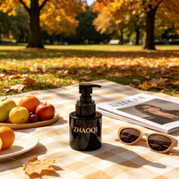 Flacon pompe cylindrique en PET de 60 ml pour sérum, emballage cosmétique pour parfum, huile pour le visage, lotion, couleur personnalisée, logo, sérigraphie, OEM