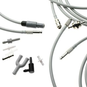 Usine en gros connecteur de gaz plastiques métalliques pour brassard de pression artérielle BP Ex-tube tuyau d'air NIBP brassard sphygmomanomètre - Product Image 6