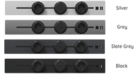 SINOAMIGO UK Standard Power Track System Prise murale Prise de rail mobile avec interrupteur Prise de rail d'alimentation dissimulée intégrée coulissante