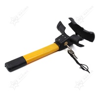 Offre Spéciale Universel Véhicule Professionnel EN forme de T Réglable Anti-vol de Sécurité De voiture Anti-Vol Serrure de Volant de Voiture Pour Auto