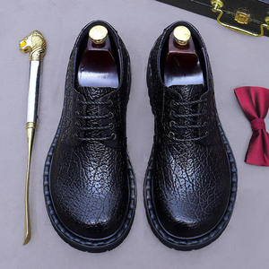 Zapatos de vestir y Oxfords de cuero para hombre, estilo ejecutivo de lujo con diseño envejecido, zapatos de boda para caballero, hechos a mano. - Product Image 4