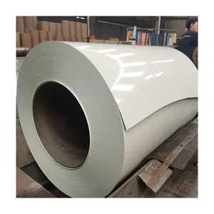 Inşaat için ppgi beyaz renk ral9016 boyalı galvanizli metal rulo ürünleri construction çinko demir kaplamalı çelik bobinler