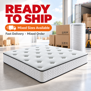 Matelas Compressé en Stock : Matelas Hybride à Ressorts Ensachés et Mousse à Mémoire de Forme – Tailles Queen et King - Product Image 3