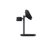 Station de charge sans fil 3-en-1 PowerQi pour appareils, chargeur magnétique pliable de la taille d'une paume, support de charge 25W en aluminium pour iPhone