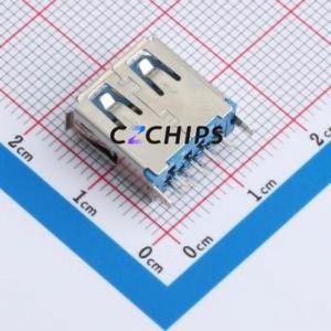 HC-USB3.0-L130-ZJ USB Connector Through hole Component (THT) Connector Type-A USB 3.0 Female Through Hole - Product Image 2