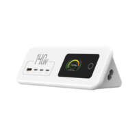 Chargeur GaN EN62368 140W avec écran TFT, adaptateur secteur GaN, chargeur Type-C, chargeur ultra-rapide pour Lenovo HP Macbook