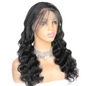 Loose Deep Wave 13x4 Lace Frontal Wig human hair Factory Price virgin brazilian human hair 13x4 lace frontal wigs