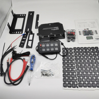 Panneau de commande tactile personnalisable 12V 24V pour voiture, 8 à 12 interrupteurs avec boîtier de contrôle de circuit pour éclairage tout-terrain