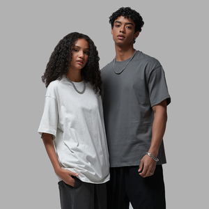 Magliette di cotone pesante per gli uomini di alta qualità con Logo di stampa personalizzata T-shirt sportiva Casual Vintage Streetwear oversize Tshirt - Product Image 4