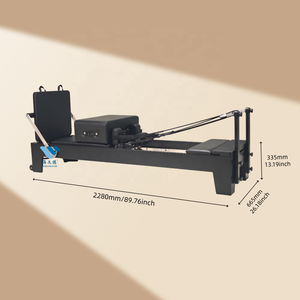 <strong>New</strong> Product Fitness Equipment Portable Pilates Machine Wooden Gym Home Exercise Yoga Beds Reformer Pilates - Product Image 2