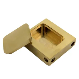 Customized Complex Copper Parts, Brass Bottom Pad, Metal Fittings And Brass Cover