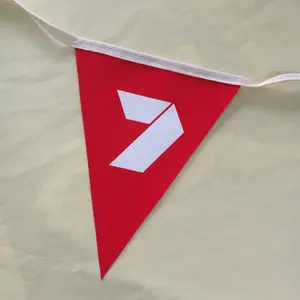 Bandeiras de corda nacionais impressão personalizada do país europeu