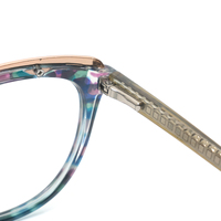 Montures de lunettes carrées Readsun Fashion personnalisées de haute qualité, vente en gros, lunettes de lecture CP œil de chat avec branches à motifs
